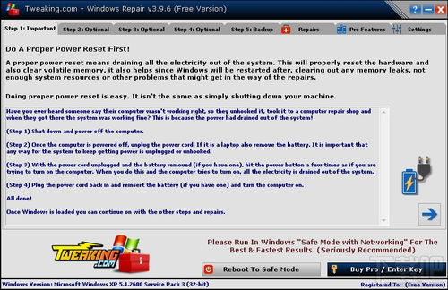Windows Repair 電腦故障掃描修復(fù)軟件 v4.9.5 免費(fèi)版 計(jì)算機(jī)軟件開發(fā)與維修的專業(yè)工具
